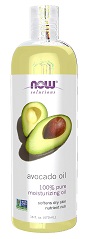 NOW Solutions, Avocado Oil, 100% Pure Moisturizing Oil, Nutrient Rich and Hydrating, 16-Ounce